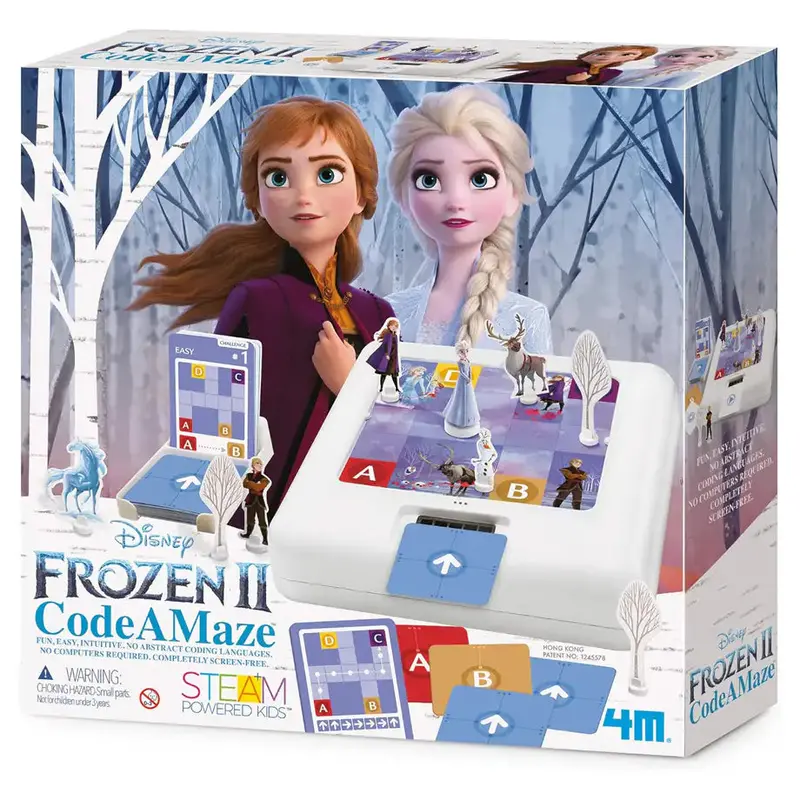 4M Frozen 2 Code & Maze Challenge Card Game 1