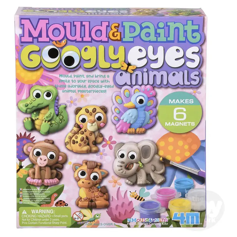 4M Googly-Eye Animal Sculpting And Painting Arts Kit 1