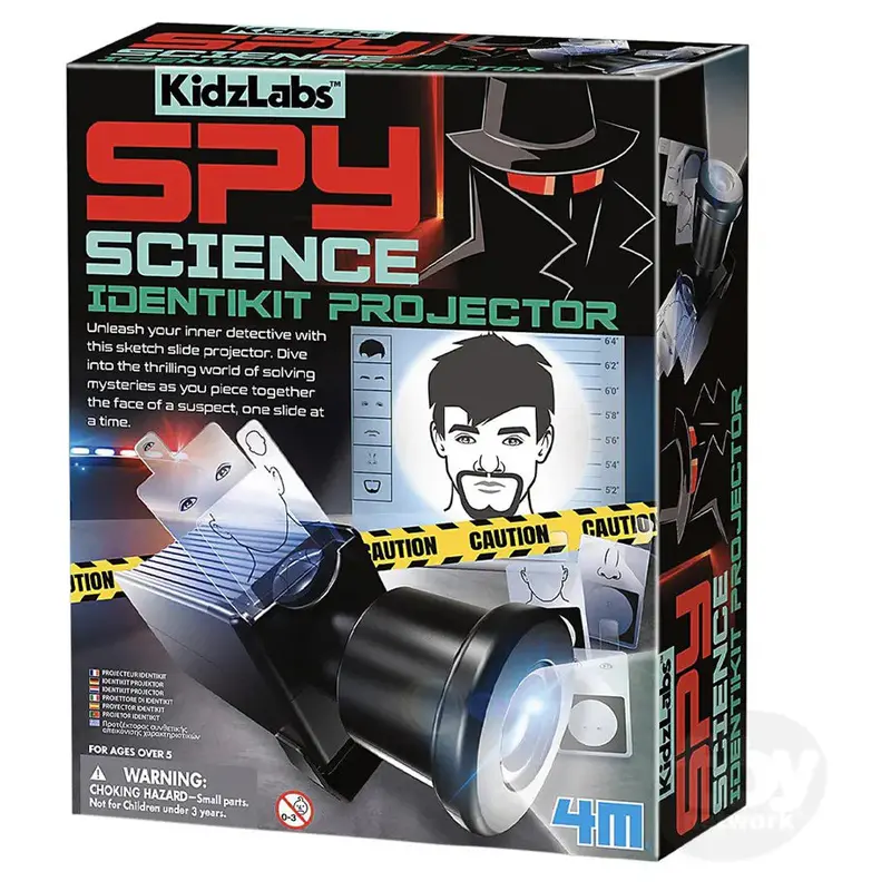 4M Identikit Projector Spy Kit – Create & Project Custom Identity Masks And Codes 1