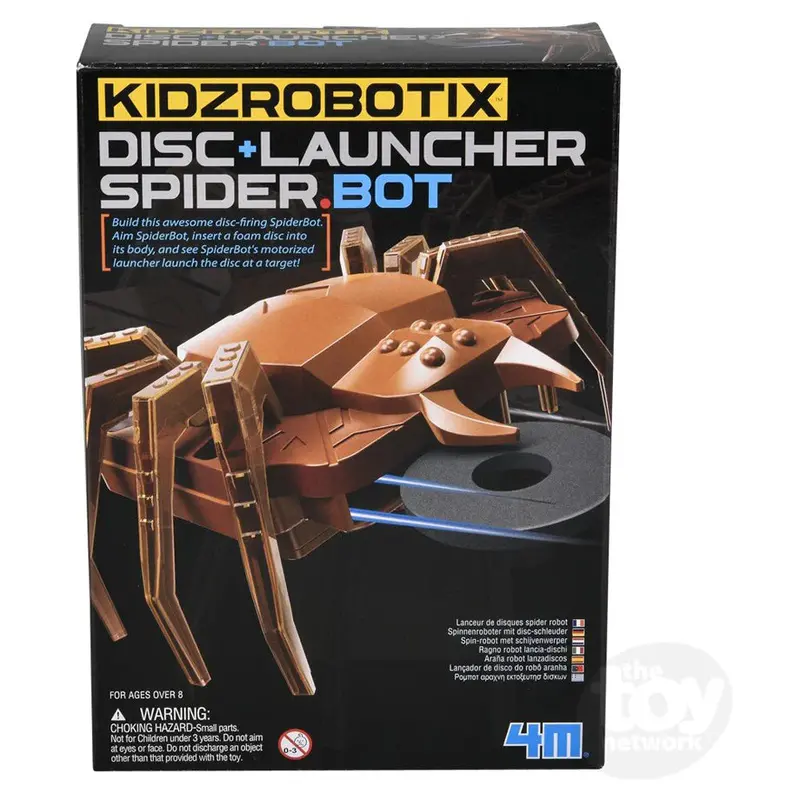 4M Kidzrobotix Disc Launcher Spiderbot – Remote-Controlled Robotic Toy With Launch Function 1