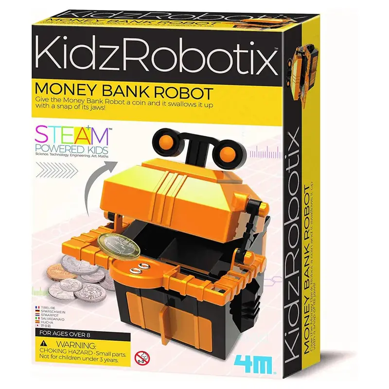 4M Kidzrobotix Money Bank Robot Kit – Interactive Diy Robotics & Savings Project 1