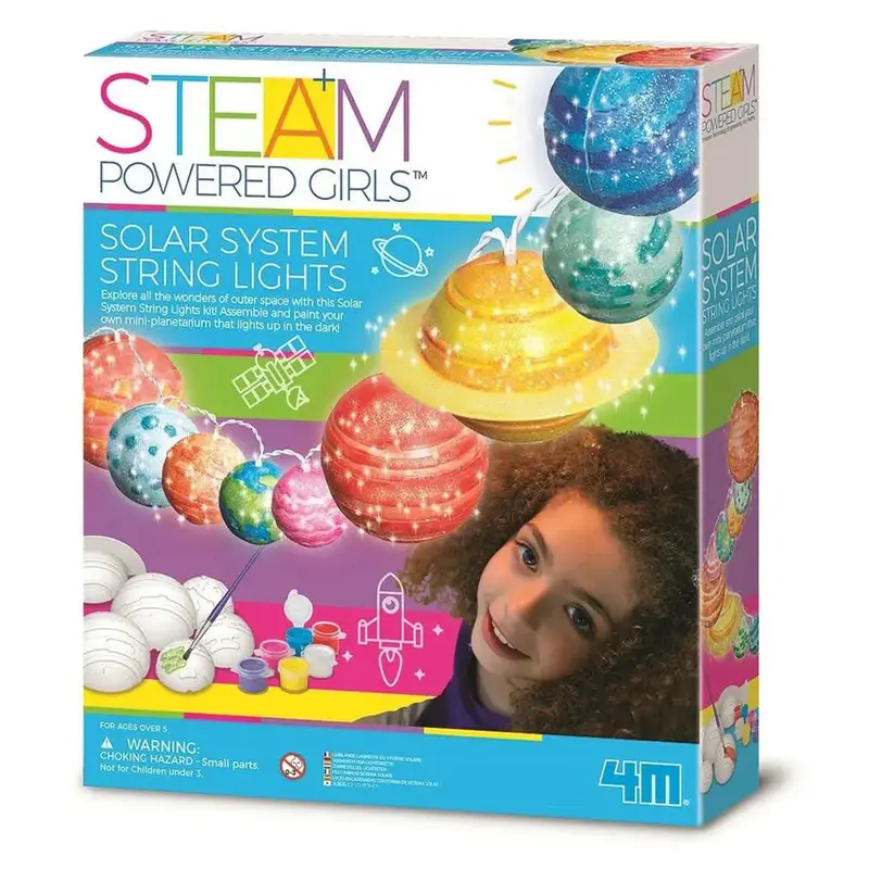 4M Solar System String Lights Kit – Illuminated Astronomy Craft For Girls 1