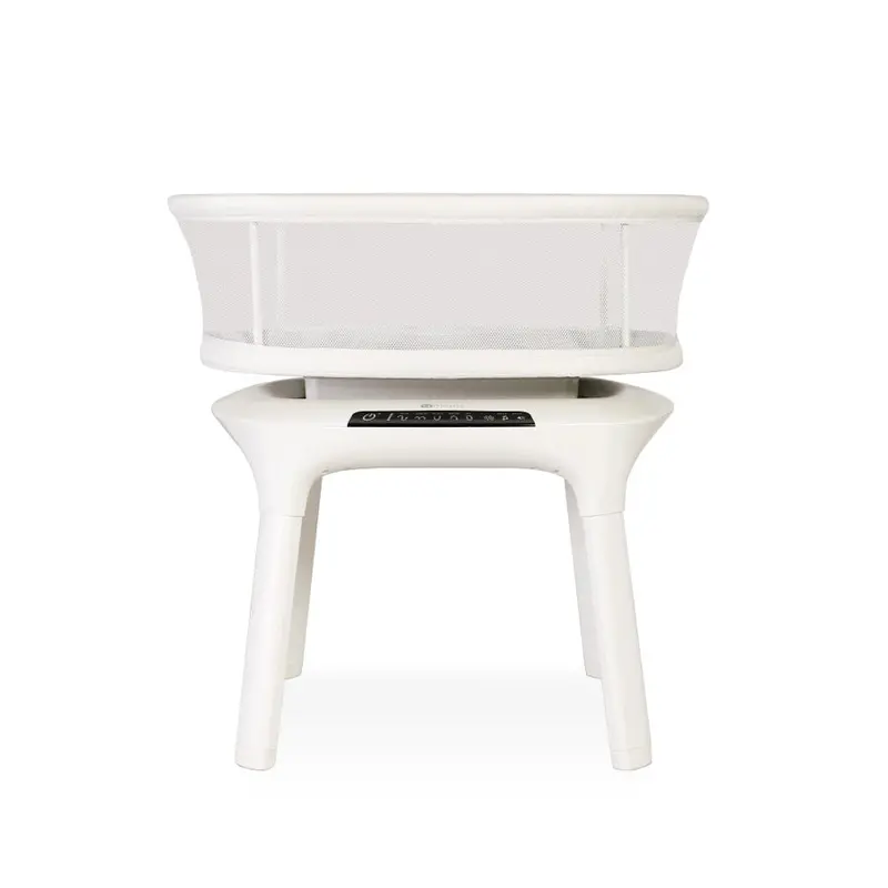 4Moms Mamaroo Sleep Bassinet – Birch Finish With Soothing Motion & Sound 1