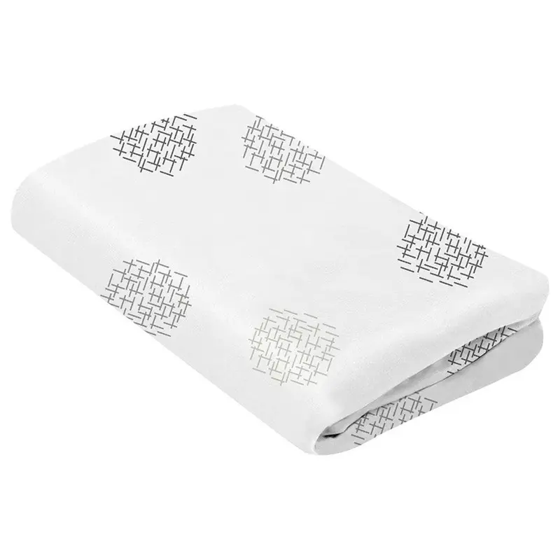 4Moms Mamaroo Sleep Bassinet Fitted Sheet – White Crosshatch Design 1