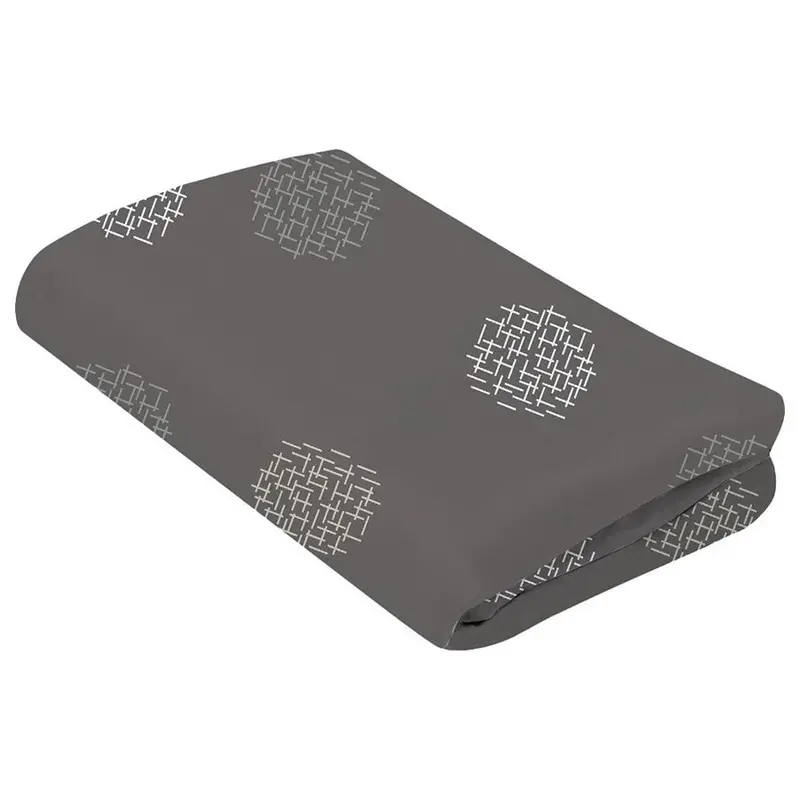 4Moms Mamaroo Sleep Bassinet Sheet – Grey Crosshatch Pattern 1
