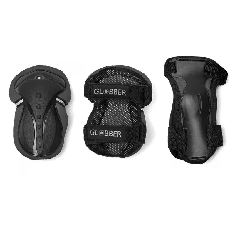 Adult Protective Pad Set – Medium Fit, Sleek Black Design 1