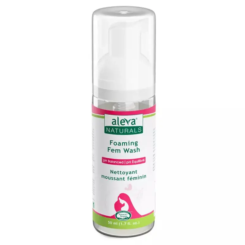 Aleva Naturals Foaming Feminine Wash – Maternal Care Formula, Travel-Friendly 50Ml 1
