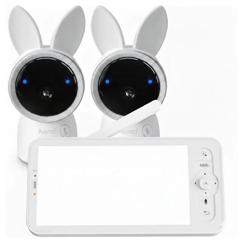 Arenti Dual-Camera 4Mp 2.5K Wi-Fi Baby Monitor With Lcd Display 1