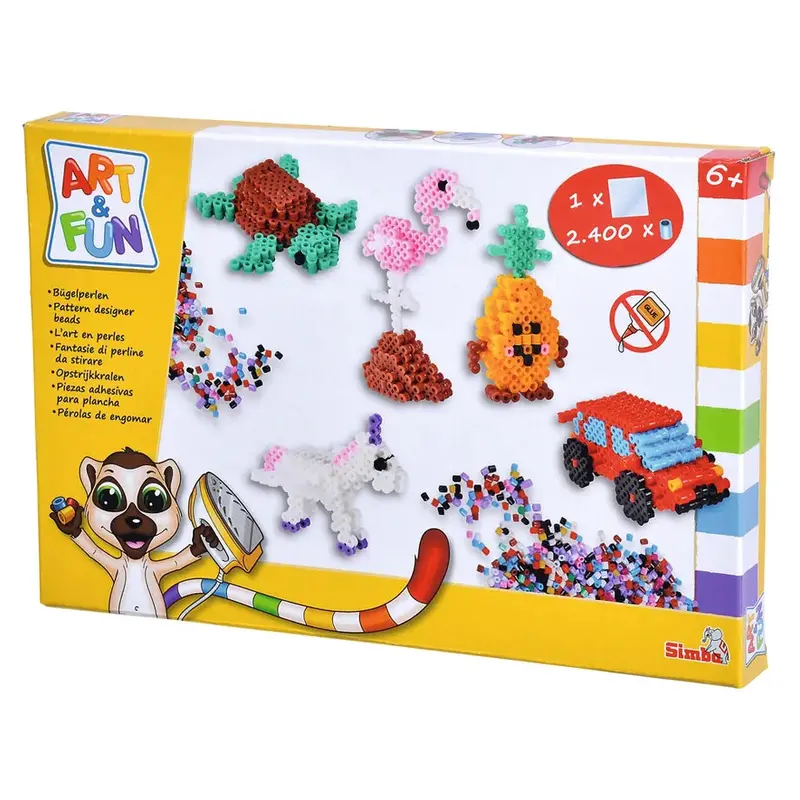 Art & Fun 3D Ironing Beads Kit – Creative Design Starter Set 1