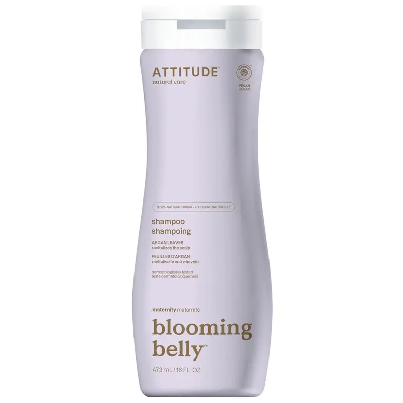 Attitude Blooming Belly Argan Shampoo – Sulfate-Free Care For Pregnant & Postpartum Hair, 473 Ml 1