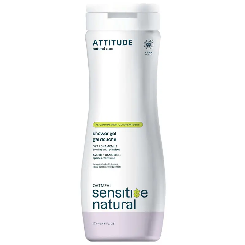 Attitude Gentle Shower Gel For Sensitive Skin – Chamomile Infused (473 Ml) 1