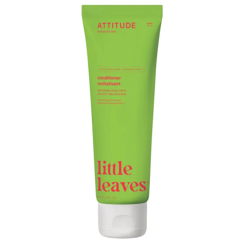 Attitude Little Leaves Watermelon & Coconut Conditioner – Light Hydration For Kids, 240 Ml 1
