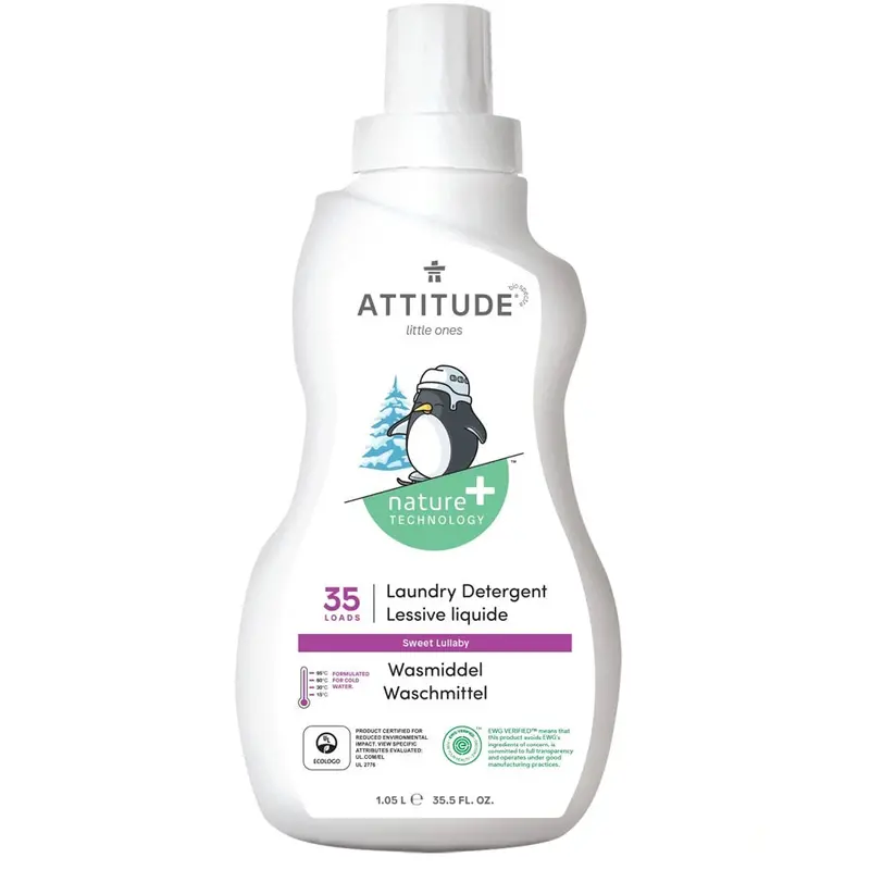 Attitude Little Ones Laundry Detergent – Sweet Lullaby Scent, 35 Loads (1.05L) 1