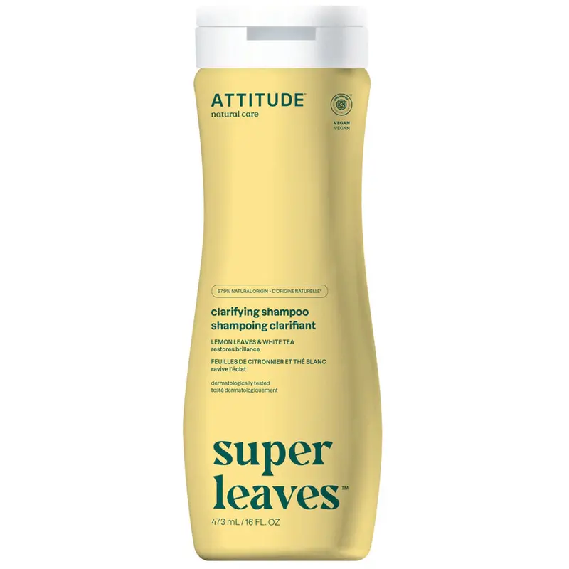 Attitude Super Leaves Clarifying Shampoo – Detoxifying Cleanser For Buildup Removal, 473 Ml 1