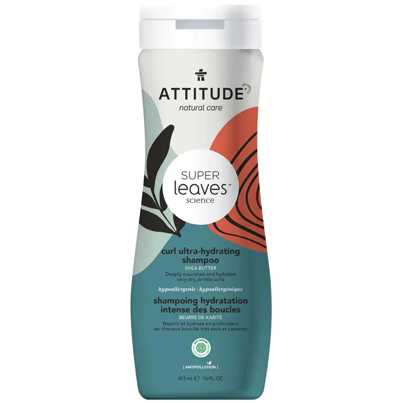 Attitude Super Leaves Curl Hydration Shampoo – Shea Butter Formula, 475 Ml 1