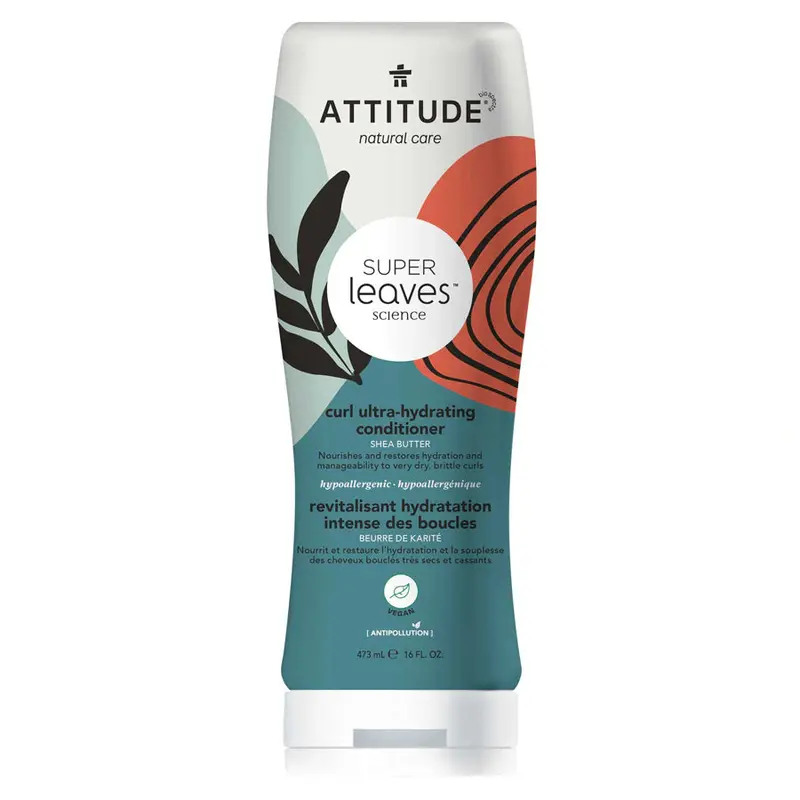 Attitude Super Leaves Ultra-Hydrating Curl Conditioner – Shea Butter, 473 Ml 1