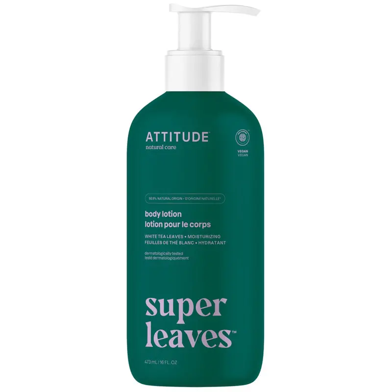 Attitude Super Leaves White Tea Body Lotion – Hydrating & Soothing, 473 Ml 1