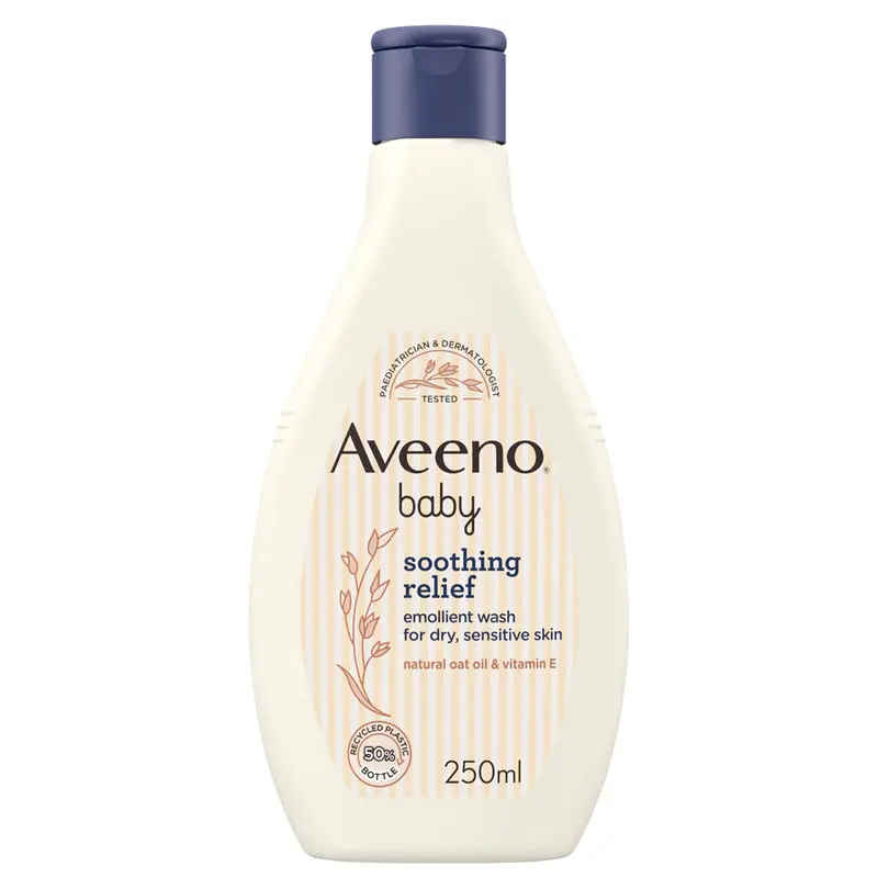 Aveeno Baby Soothing Relief Emollient Wash (250Ml) 1