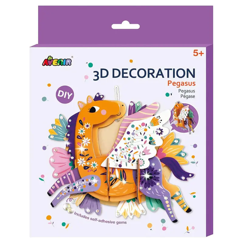 Avenir 3D Pegasus Decoration Craft Kit For Creative Play 1