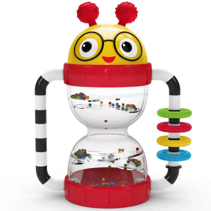 Baby Einstein Cal S Sensory Shake-Up Rattle – Multi-Texture Shaker Toy 1