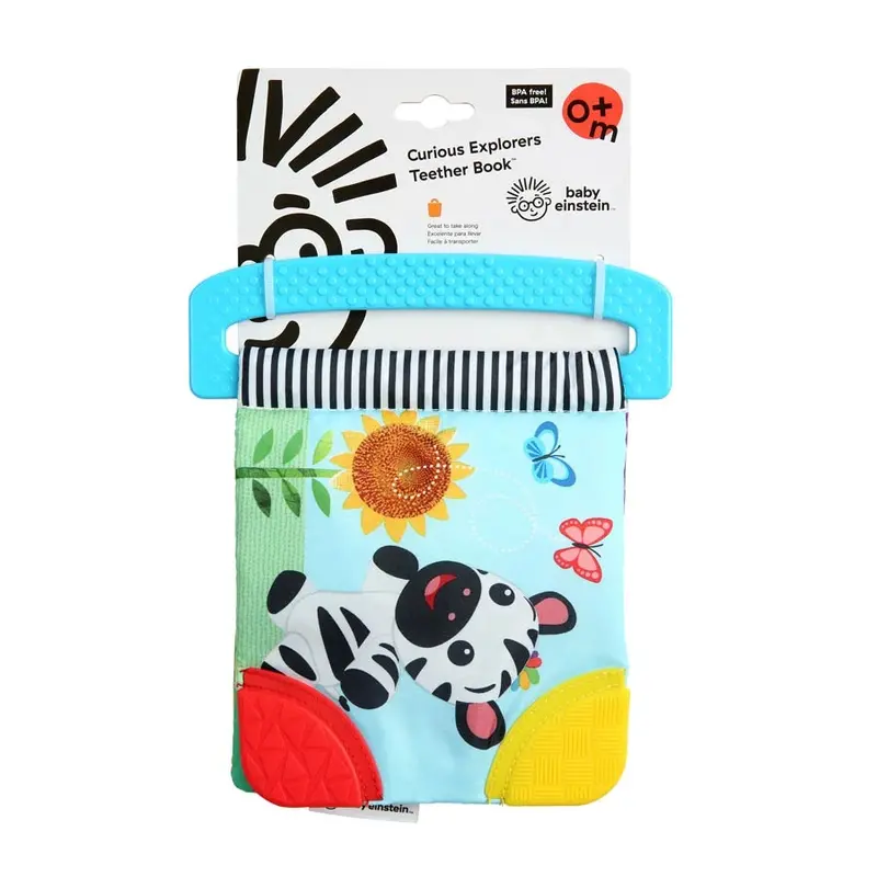 Baby Einstein Curious Explorers Teether Book – Soft Sensory Board Book 1