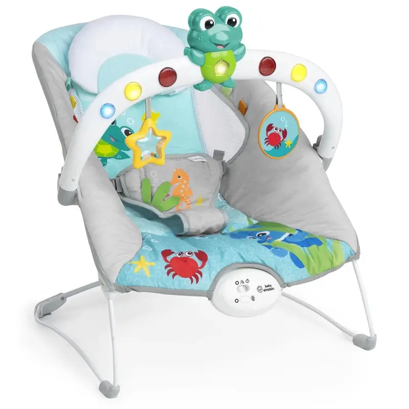 Baby Einstein Kick To It Neptune Musical Bouncer – Reclining Infant Seat 1