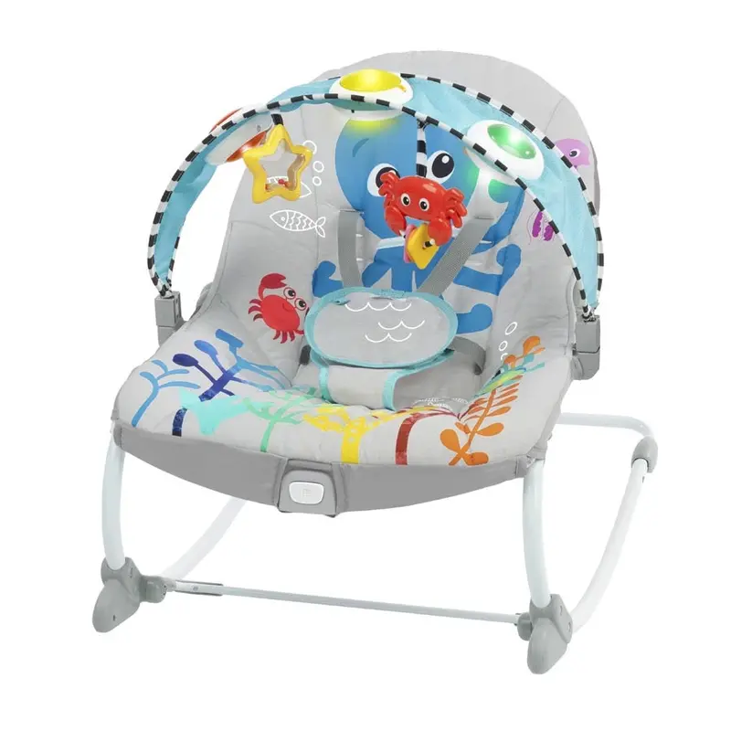 Baby Einstein Kick To It Opus Musical Rocker – Infant To Toddler Activity Seat 1
