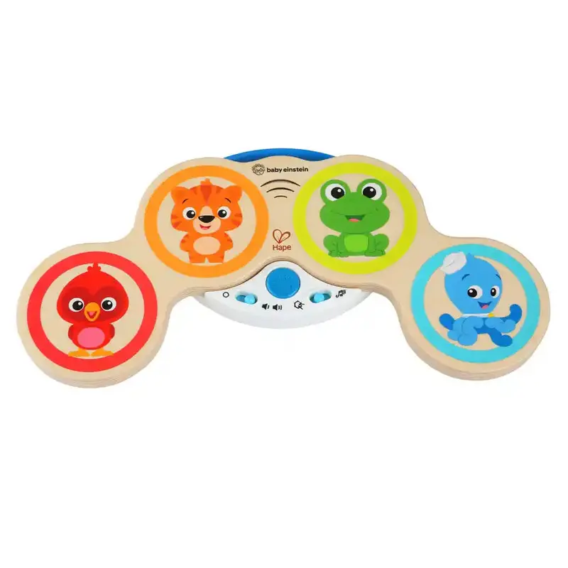 Baby Einstein Magic Touch Drums – Wooden Musical Toy For Toddlers 1