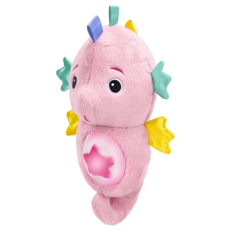 Baby Einstein Sea Dreams Pink Seahorse Plush Soother With Gentle Sounds 1