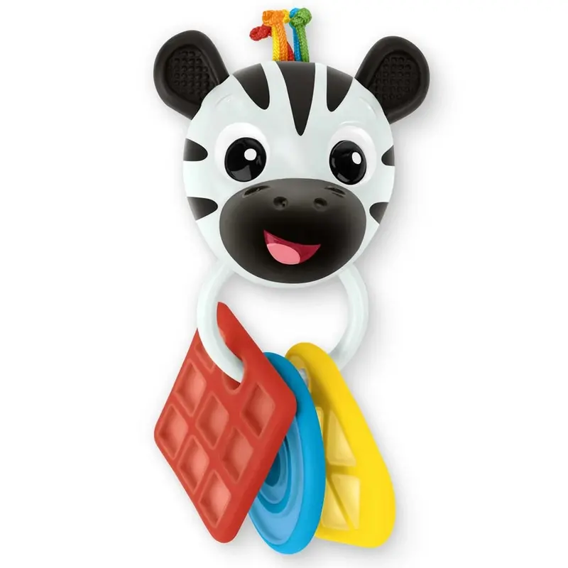 Baby Einstein Shake-A-Shape Zen Teether – Silicone & Textured Chew Toy 1