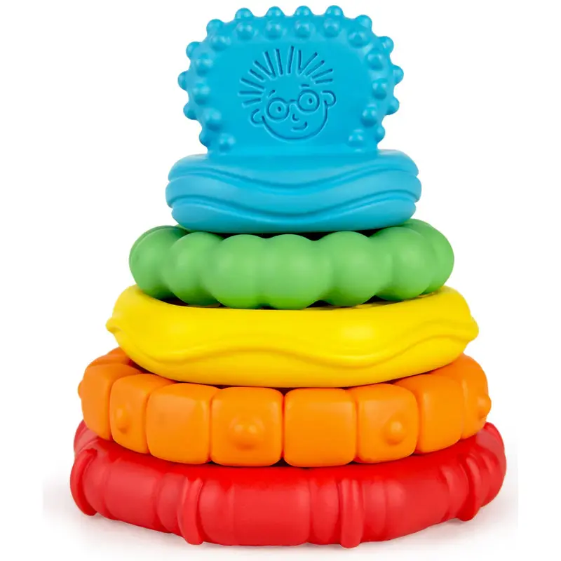 Baby Einstein Stack & Teethe Multi-Sensory Teether 1