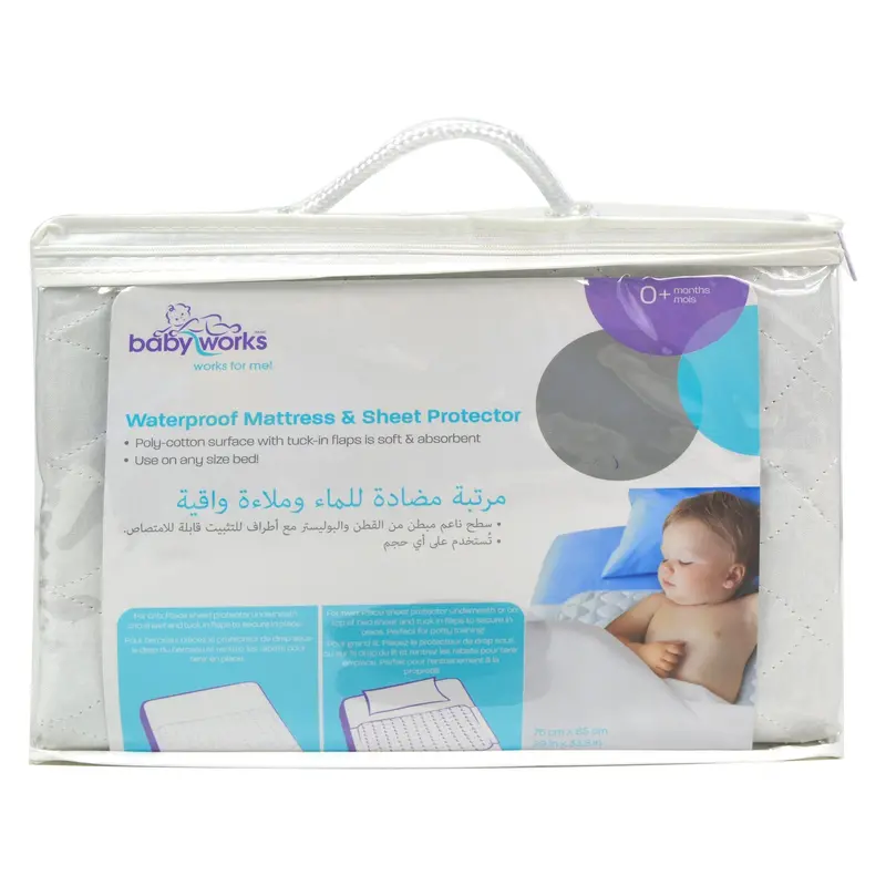 Baby Works Waterproof Mattress & Sheet Protector – Quiet, Stretch-Fit Barrier 1