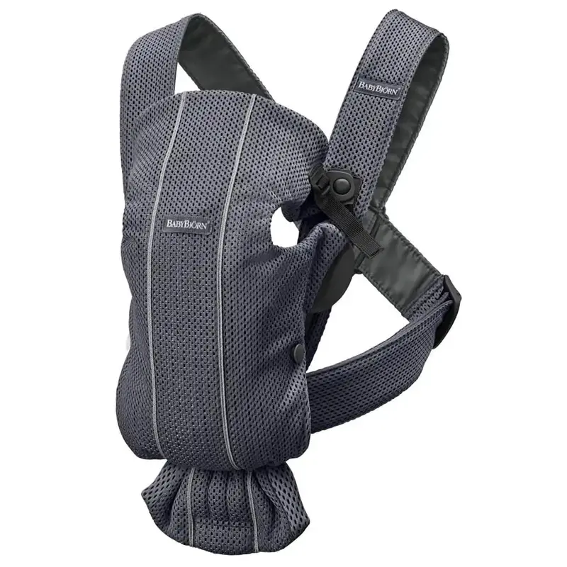 Babybjörn Baby Carrier Mini – Breathable 3D Mesh In Anthracite 1