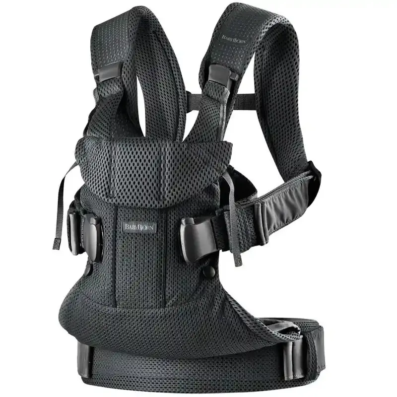 Babybjörn Baby Carrier One Air – Lightweight 3D Mesh In Black 1