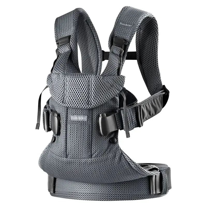 Babybjörn Baby Carrier One Air – Ventilated 3D Mesh In Anthracite 1