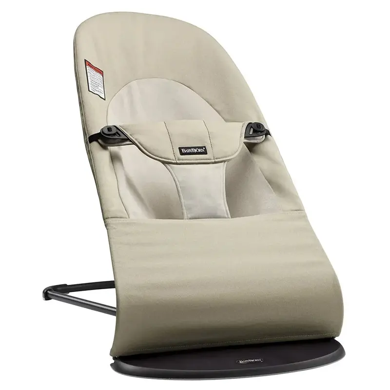 Babybjörn Balance Soft Bouncer – Breathable Cotton Seat In Neutral Beige 1