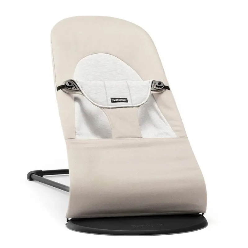 Babybjörn Balance Soft Woven Bouncer In Je Beige And Grey 1