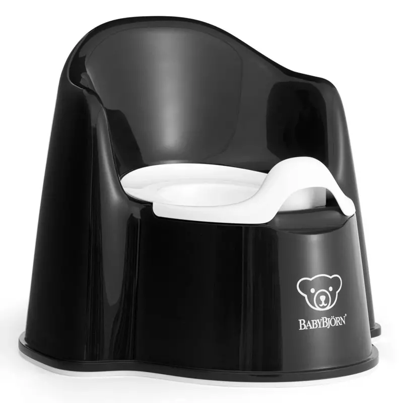 Babybjörn Black And White Potty Training Seat For Toddlers 1