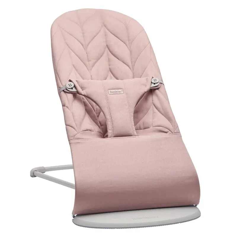 Babybjörn Bliss Bouncer With Petal Quilt – Dusty Pink Cotton Finish 1