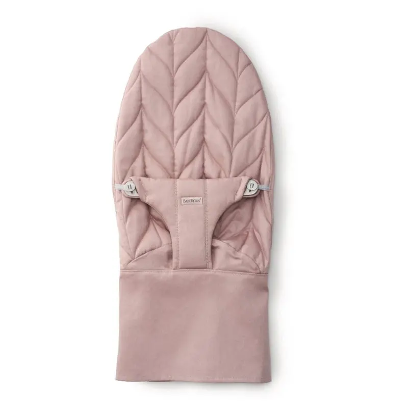 Babybjörn Bliss Fabric Bouncer Seat In Dusty Pink Woven Design 1