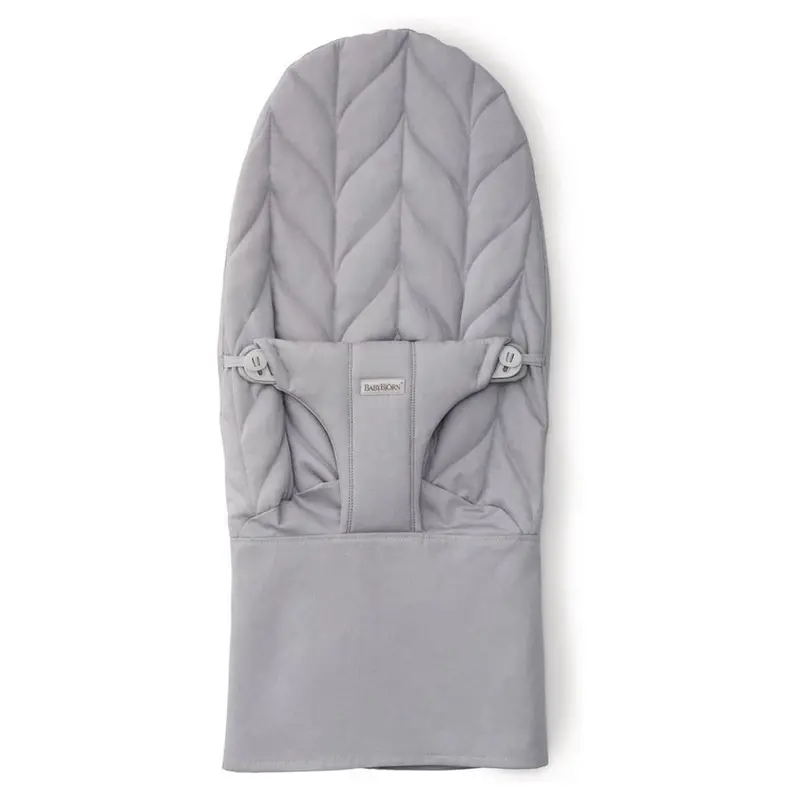 Babybjörn Bliss Fabric Bouncer Seat In Light Grey – Petal Quilt Finish 1
