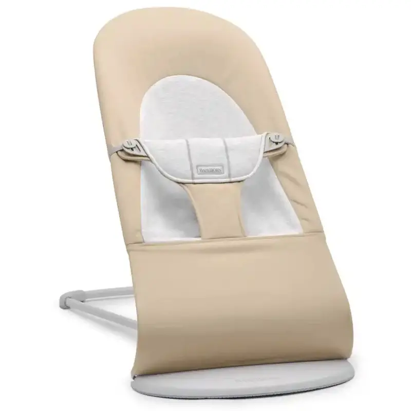 Babybjörn Bouncer Balance Soft – Cotton/Jersey Blend In Beige & Grey 1