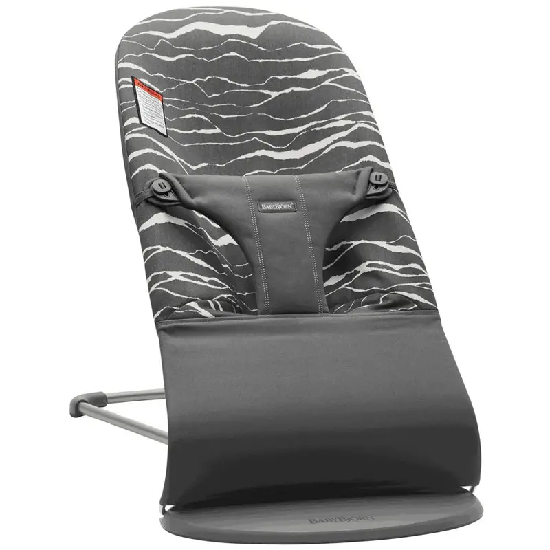 Babybjörn Bouncer Bliss In Anthracite Cotton – Landscape Design 1