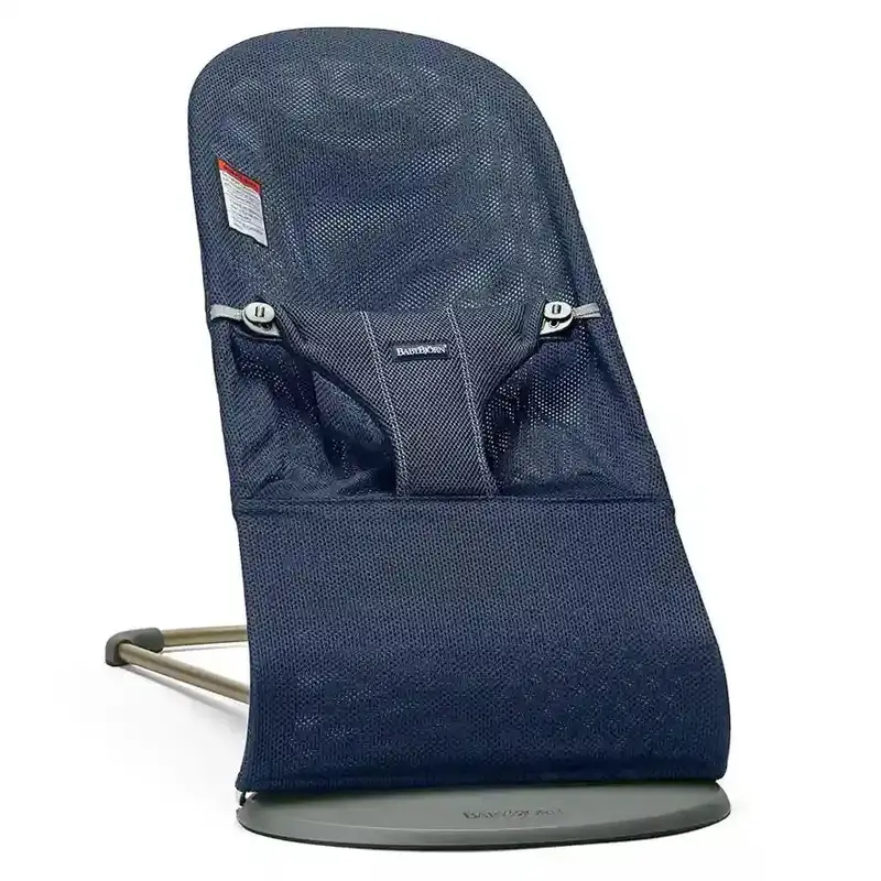 Babybjörn Bouncer Bliss In Navy Blue With Breathable Mesh 1
