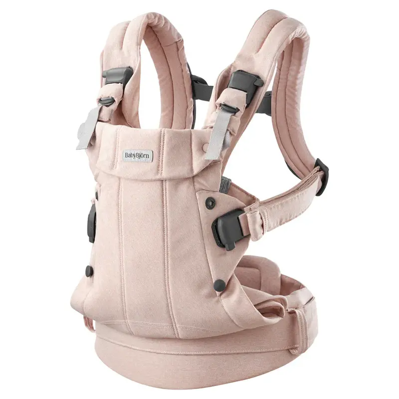 Babybjörn Harmony Woven Baby Carrier – Light Pink Mélangé 1