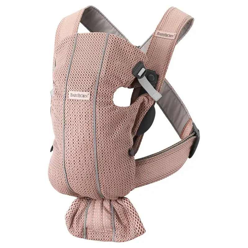 Babybjörn Mini Baby Carrier – 3D Mesh In Dusty Pink 1