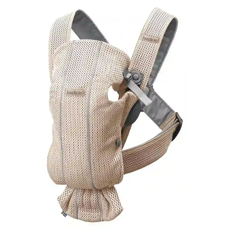 Babybjörn Mini Carrier In Lightweight 3D Mesh – Pearly Pink 1