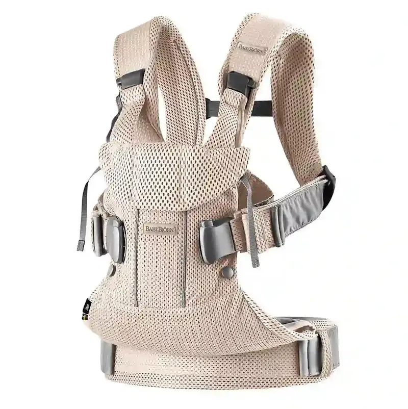Babybjörn One Air Baby Carrier In Breathable 3D Mesh – Pearly Pink 1