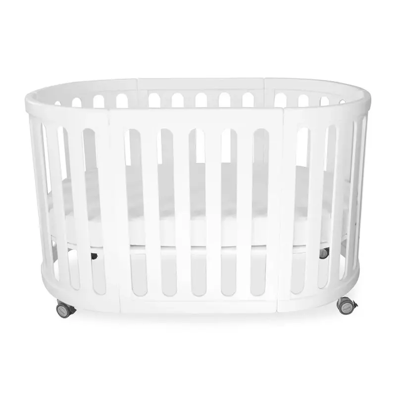 Babyhood Kaylula Sova Classic Cot – Minimalist White Design 1