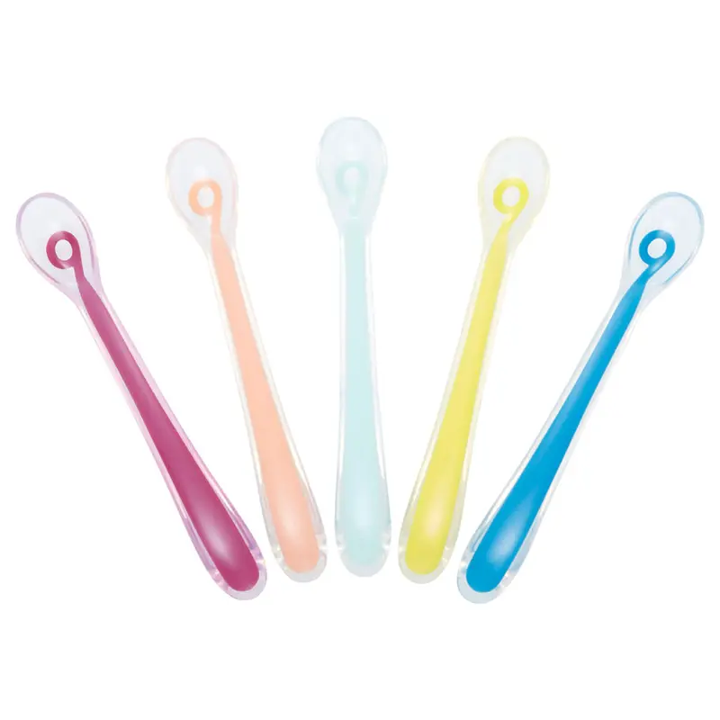 Babymoov 1St-Age Silicone Feeding Spoon Set – Pack Of 5, Vibrant Multicolors 1